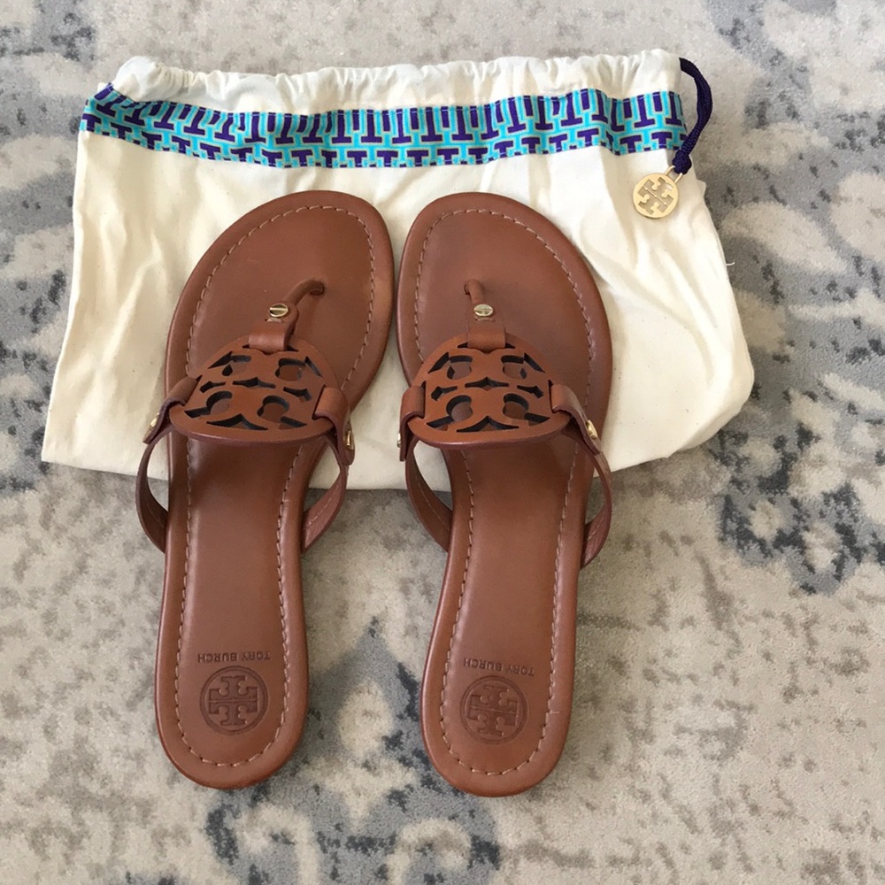 Tory Burch Miller Sandals- Sz 8 EUC!